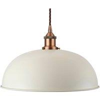SE Home Clay White Worcester Pendant Light - Matt Antique Copper