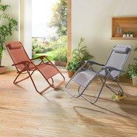 Gainsborough Zero Gravity Reclining Garden Chair with Locking Position in Terracotta