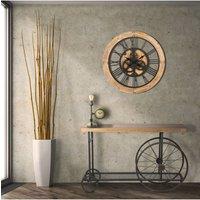 IH Design Lilah Industrial Creative Console / Hall Table in Brown