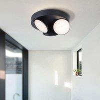 Harper Living 3 Light LED Round Ceiling Spotlight 3x 5W 3000K Dimmable Black