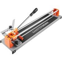 MasterWorx Tile Cutter 600mm - Manual Tile Cutter For Ceramic Tiles Heavy Duty in Grey