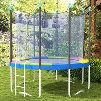 SPORTNOW 8FT Trampoline Pad Spring Cover, Waterproof, Multi-Colored