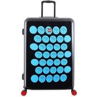 Lego 100L ColourBox Brick Dots Black/Blue Suitcase in Black | Size: Large