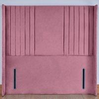 UK Bed Furniture Flintshire 54-Inch Floor Standing Headboard in Pink | Size: Single