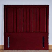 UK Bed Furniture Dartmouth 54-Inch Floor Standing Headboard in Maroon | Size: Super King