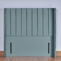 UK Bed Furniture Hebden 54-Inch Floor Standing Headboard in Light Blue | Size: Super King
