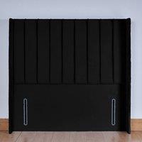 UK Bed Furniture Hebden 54-Inch Floor Standing Headboard in Black | Size: Single