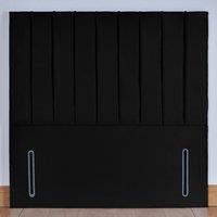UK Bed Furniture Hampshire 54-Inch Floor Standing Headboard in Black | Size: Small Double