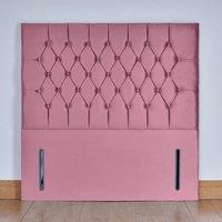 UK Bed Furniture Monaco 54-Inch Floor Standing Headboard in Pink | Size: Double