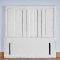 UK Bed Furniture Dartmouth 54-Inch Floor Standing Headboard in White | Size: Super King