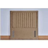 UK Bed Furniture Dartmouth 54-Inch Floor Standing Headboard in Beige | Size: Single