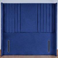 UK Bed Furniture Flintshire 54-Inch Floor Standing Headboard in Blue | Size: Single