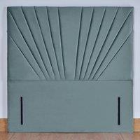 UK Bed Furniture Wharfedale 54-Inch Floor Standing Headboard in Light Blue | Size: Double
