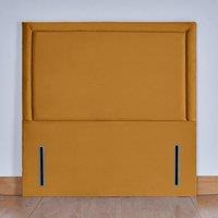 UK Bed Furniture Ashbourne 54-Inch Floor Standing Headboard in Mustard | Size: Super King