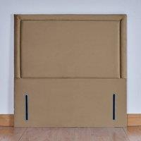 UK Bed Furniture Ashbourne 54-Inch Floor Standing Headboard in Beige | Size: Super King