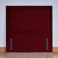 UK Bed Furniture Ashbourne 54-Inch Floor Standing Headboard in Maroon | Size: King