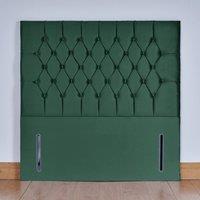 UK Bed Furniture Monaco 54-Inch Floor Standing Headboard in Green | Size: Super King
