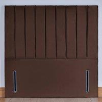 UK Bed Furniture Hampshire 54-Inch Floor Standing Headboard in Brown | Size: Double