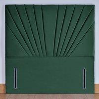 UK Bed Furniture Wharfedale 54-Inch Floor Standing Headboard in Green | Size: Single