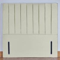 UK Bed Furniture Hampshire 54-Inch Floor Standing Headboard in Cream | Size: Super King