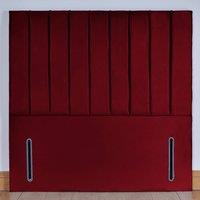 UK Bed Furniture Hampshire 54-Inch Floor Standing Headboard in Maroon | Size: Super King