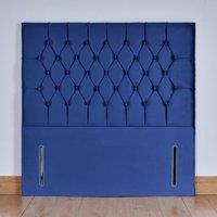 UK Bed Furniture Monaco 54-Inch Floor Standing Headboard in Blue | Size: Small Double