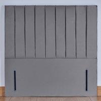 UK Bed Furniture Hampshire 54-Inch Floor Standing Headboard in Grey | Size: Super King