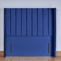 UK Bed Furniture Hebden 54-Inch Floor Standing Headboard in Blue | Size: Single