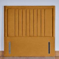 UK Bed Furniture Dartmouth 54-Inch Floor Standing Headboard in Mustard | Size: Super King