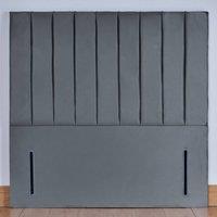 UK Bed Furniture Hampshire 54-Inch Floor Standing Headboard in Charcoal | Size: Super King