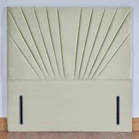 UK Bed Furniture Wharfedale 54-Inch Floor Standing Headboard in Cream | Size: Single