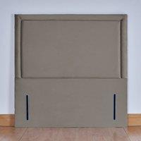UK Bed Furniture Ashbourne 54-Inch Floor Standing Headboard in Light Grey | Size: Single