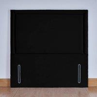 UK Bed Furniture Ashbourne 54-Inch Floor Standing Headboard in Black | Size: Super King