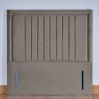 UK Bed Furniture Dartmouth 54-Inch Floor Standing Headboard in Light Grey | Size: Super King