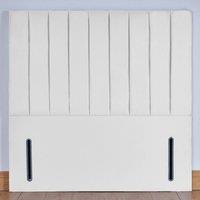 UK Bed Furniture Hampshire 54-Inch Floor Standing Headboard in White | Size: King