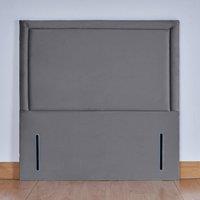 UK Bed Furniture Ashbourne 54-Inch Floor Standing Headboard in Grey | Size: King
