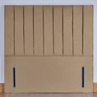 UK Bed Furniture Hampshire 54-Inch Floor Standing Headboard in Beige | Size: Double