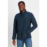TOG24 Men's 'Feizor' Shower Resistant Softshell Jacket in Navy | Size: 6XL