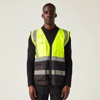 Regatta Men's Hi-vis Executive Vest in Black | Size: 3XL