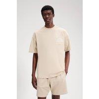 Ellesse Men's Club Di Corsa Tee in Stone | Size: Large