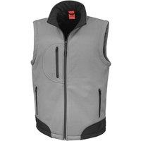 Result Men's Softshell Body Warmer in Mid Grey | Size: XL