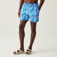 Regatta Men's Loras Quick-Dry Swim Shorts in Mid Blue | Size: Medium