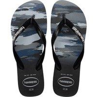 Havaianas Men's Top Camu Black/Black/White in Black | Size: 41-42