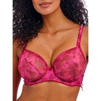 Freya Women's Rose Blossom Plunge Bra in Red | Size: 32G