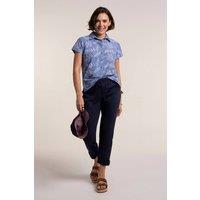 Brakeburn Women's KESHA BLOUSE in Blue | Size: 18