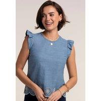 Brakeburn Women's IPANEMA BLOUSE in Blue | Size: 18