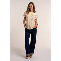 Brakeburn Women's LUNA BLOUSE in Cream | Size: 18