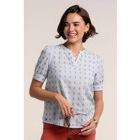 Brakeburn Women's KIM BLOUSE in Blue | Size: 18