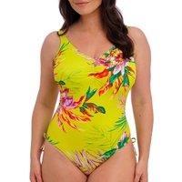 Fantasie Women's Cala Macarella V-Neck Swimsuit in Green | Size: 36E