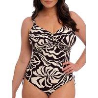 Fantasie Women's Aruba Nights Twist Front Swimsuit in Black | Size: 40G